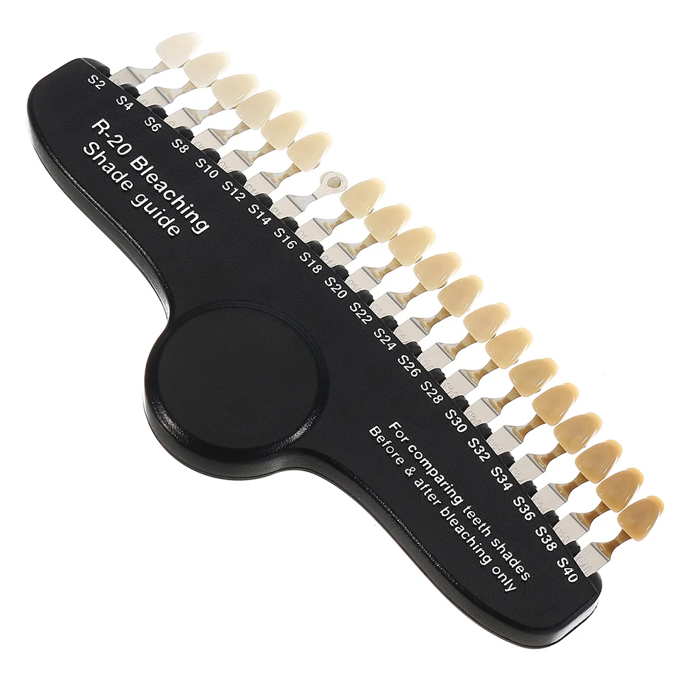 Professional Teeth Whitening 3D Shade Guide Tooth Bleaching Shade Chart Board 20 Colors Comparator
