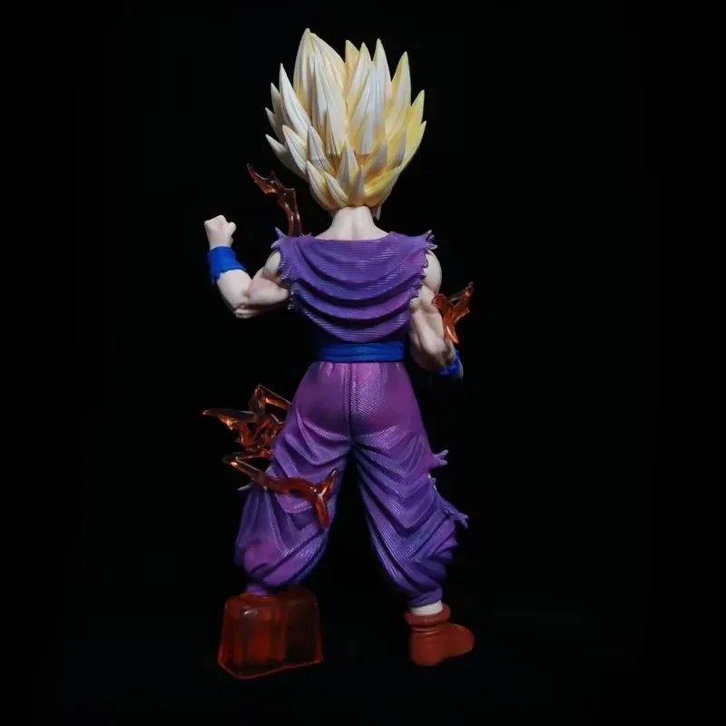 Dragons Ball Tyrannosaurus Society Wufan light weapons Super Saiyan 2Saiyan MSP super two  war damage form Anime Action Figure