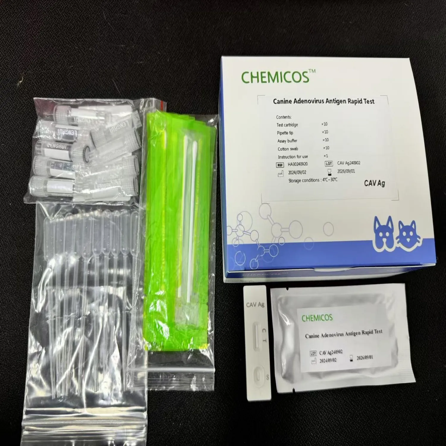 Canine Adenovirus Antigen Rapid Test Rapid Antigen Rapid Test Kit For The Use Of Self-Inspection That Occupy The Home