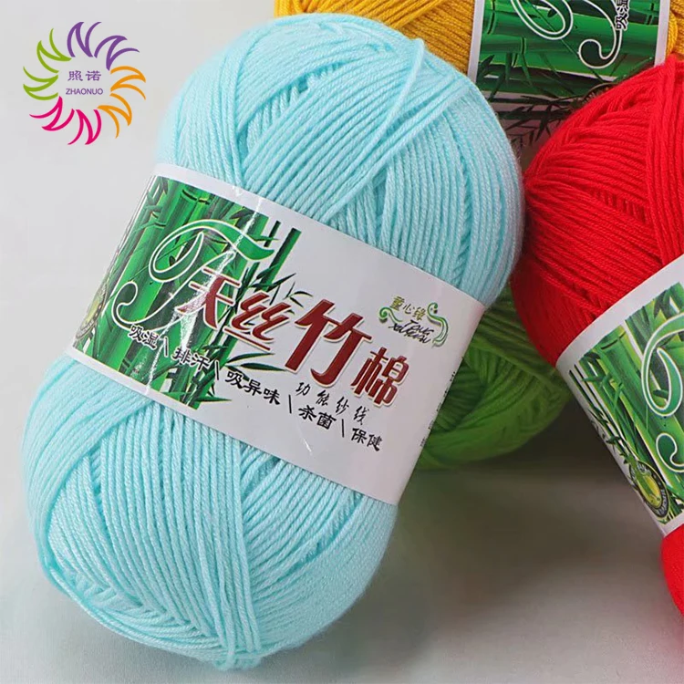  ZHAONUO wholesale glove cotton cone bamboo fiber yarn