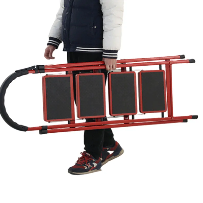 3-Step Folding Stool Steel Step Stool Foldable Step Ladderr