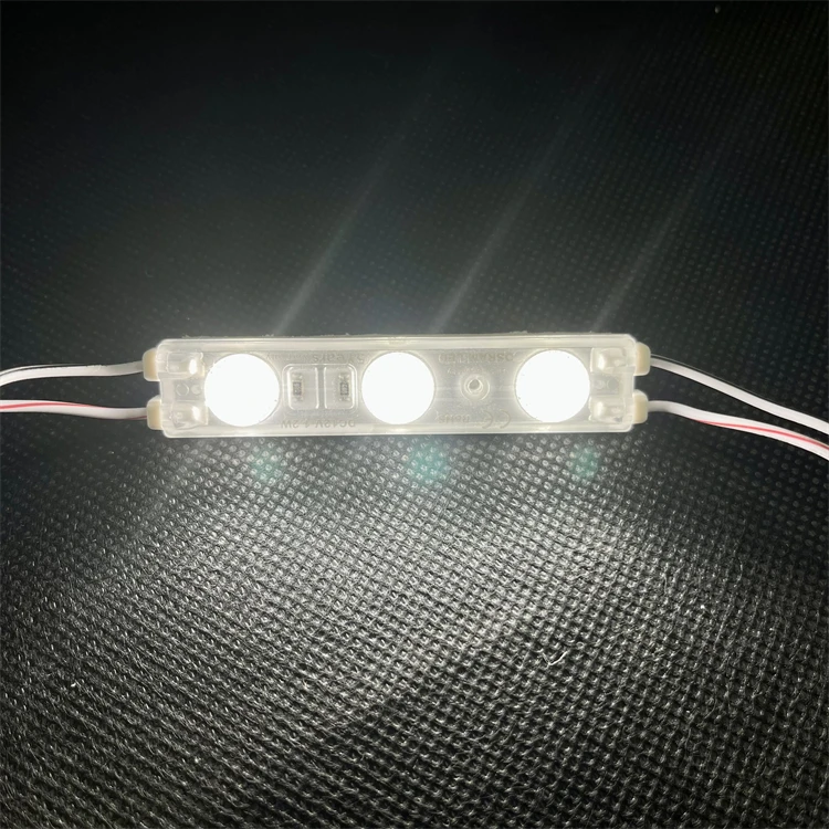 12v 3 chips 1.2w 150lm  led module for signage SMD 2835 3 lens osram chip injection led module