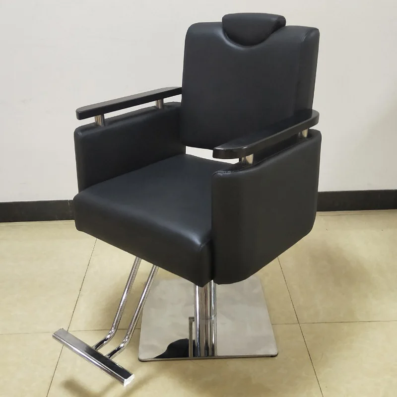 Comfortable Beauty Man Cheap Salon Furniture Hair Equipment Vintage Barber Styling Chairs Modern Salon Furniture Red and Black
