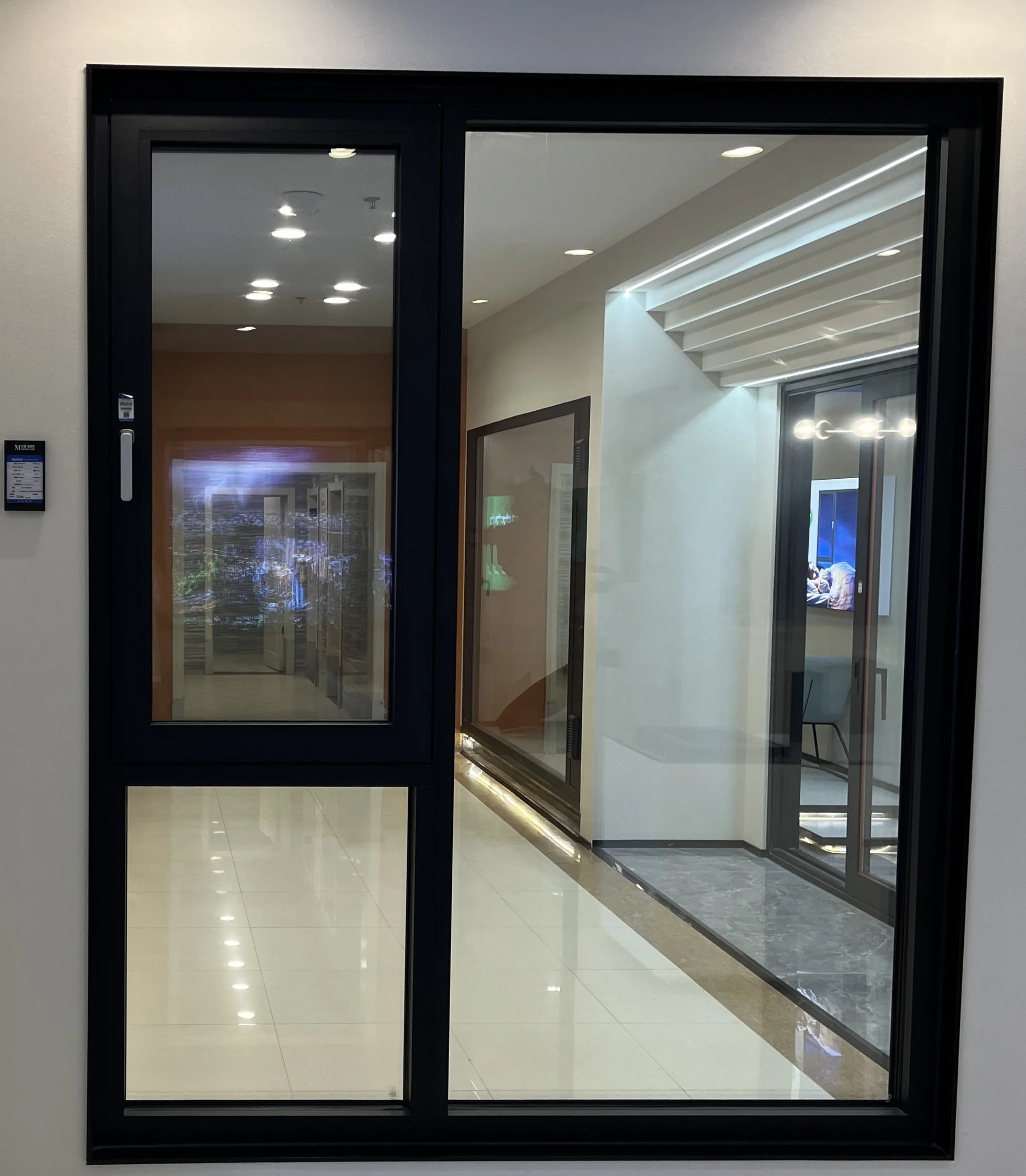 Custom Aluminium Windows Swing Open Style Built-In Stainless Steel Mosquito Net Horizontal Opening Pattern Magnetic Villas