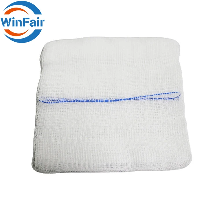 WinFair Disposable 4X4 Non Sterile Surgical Gauze Pads  8 Ply Sterile Cotton Medical Swab 10X10 16Ply X Ray Detectable Gauze
