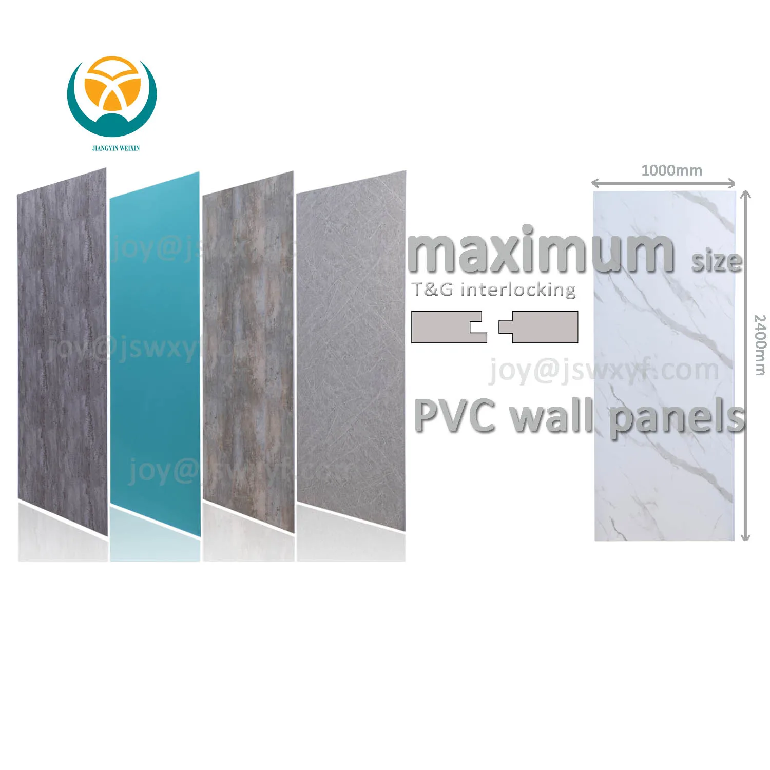 FACTORY DIRECT- large size PVC wet wall bathroom shower panels