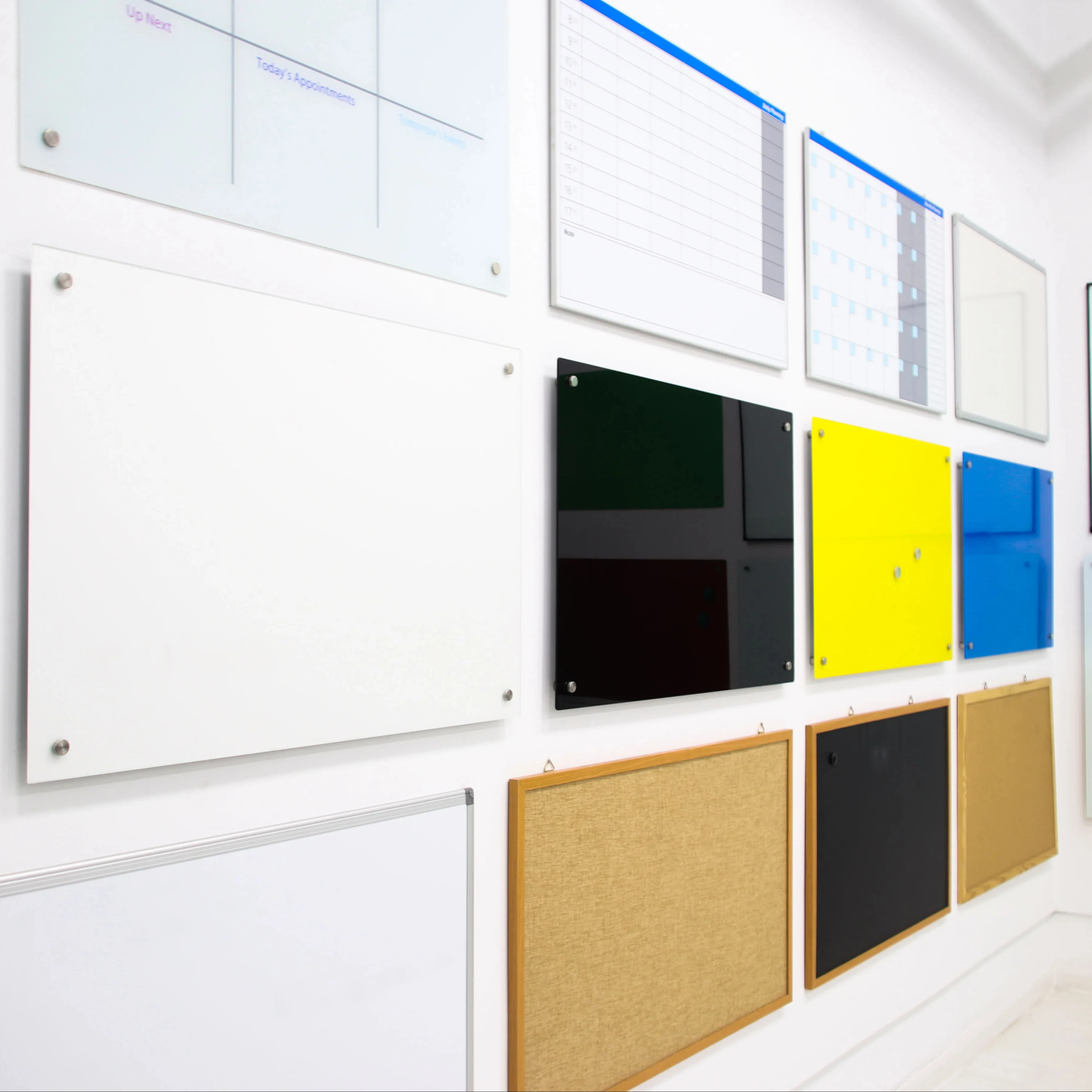 Black Chalkboard with Wooden Frame Blackboard for School Office Home Supplies