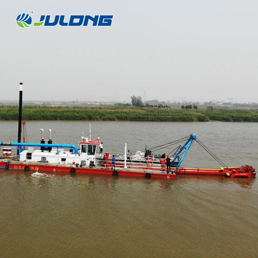 China Hydraulic River Bucket Wheel Dredger with Mud and Sand for Sale