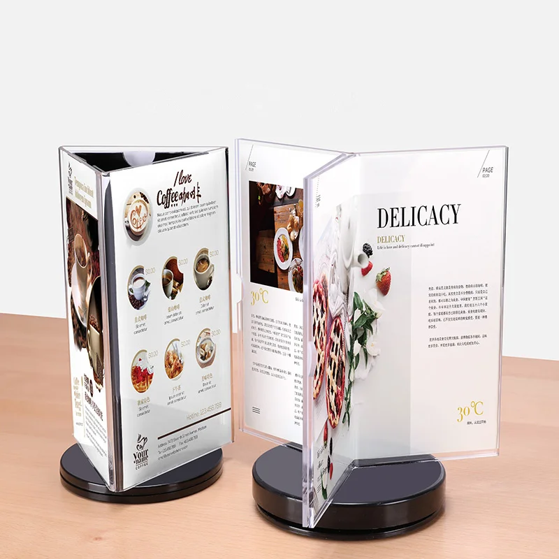 Cheap price good quality customized design acrylic table talker