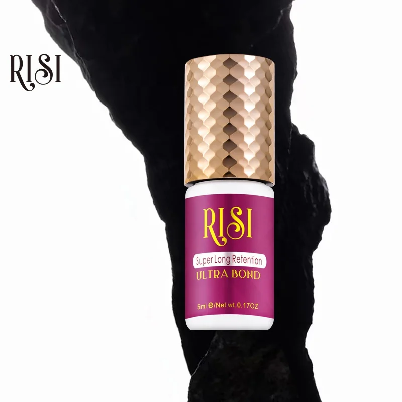 RISI Extra Strong OEM Organic Mini Volume Lash Glue Adhesive Waterproof Hypoallergenic for Eyelash Use