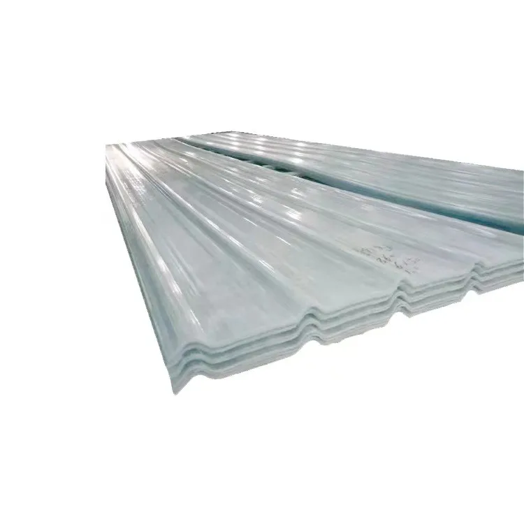 FRP Transparent Light Tile Manufacturers FRP Greenhouse Roof Transparent Sunlight Wadi Specifications Corrugated Light Board