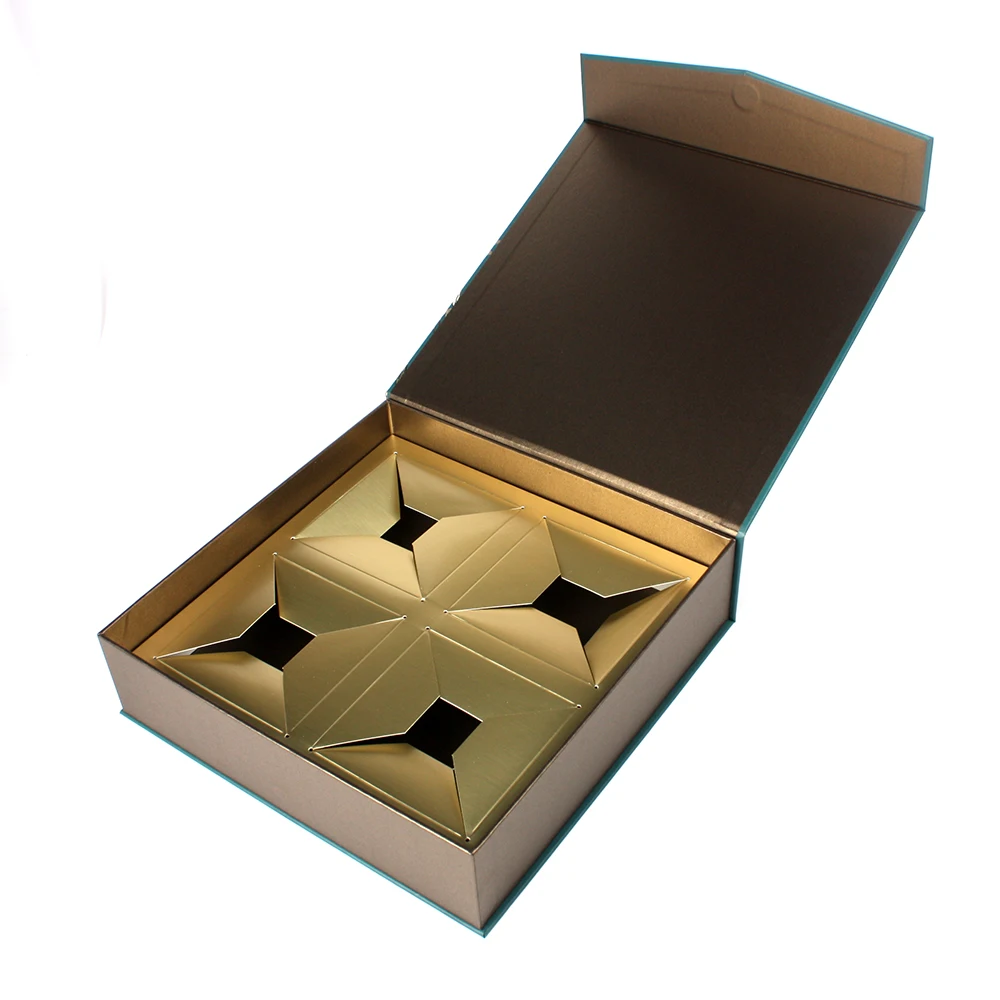 Eco-friendly Wholesale Luxury Customized Logo Box Biodegradable Cardboard Box Mooncake/cookie/tea Packaging Magnet Gift Box