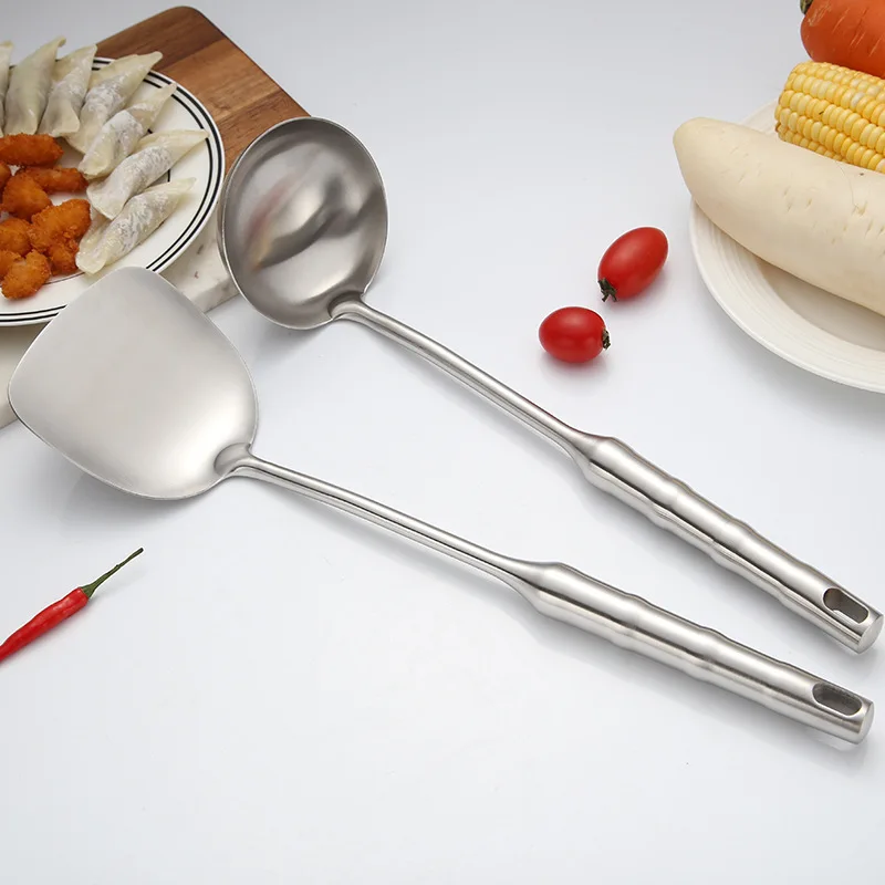 
Cookware sets Top Quality Durable Food Grade Knifes Set 6Pcs Stainless Steel Kitchen Cooking Tools 