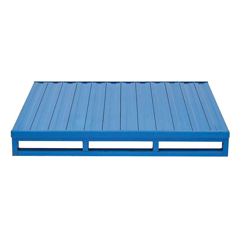 Steel Pallet Powder Coating Painting metal pallet High Load Capacity Logistic Warehouse Equipment Stack Metal Storage