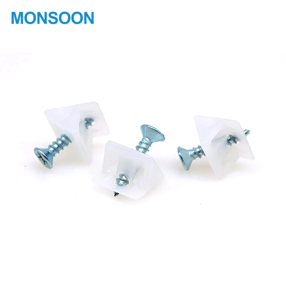 Прямая Заводская цена Пластиковая полка MONSOON для шкафа мебели фитинги опорные штифты