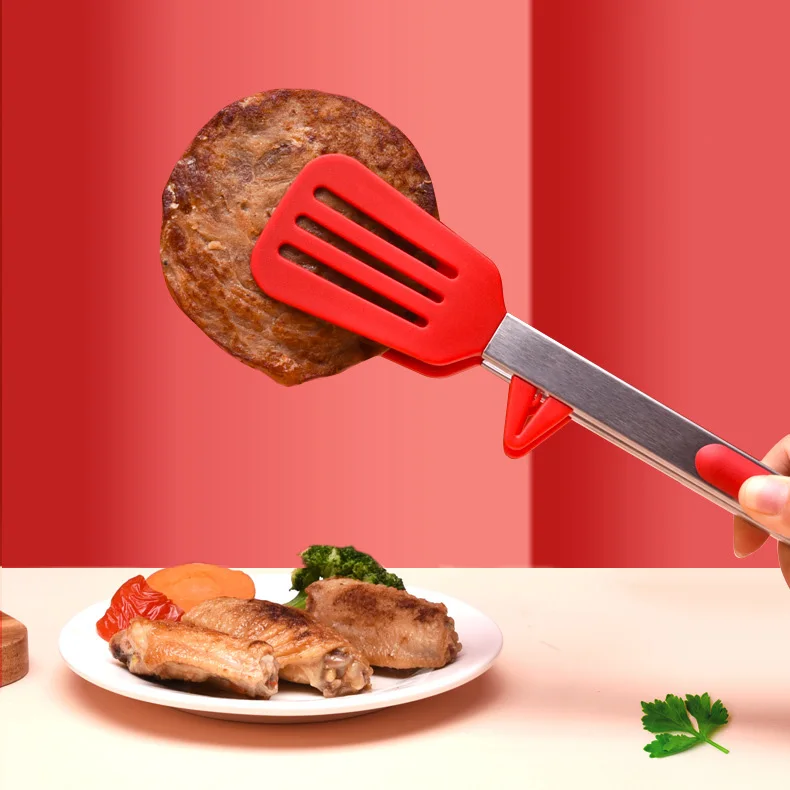 Silicone Tips Kitchen Tongs for Cooking, Serving, Buffet
