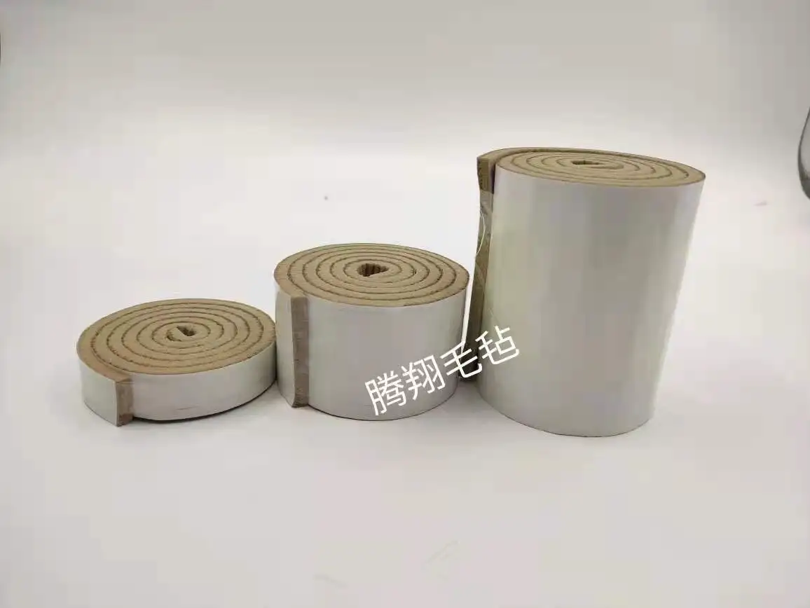 
Self Adhesive Felt Tape Polyester Felt Strip Roll 118 x 1.97 x 0.12 Inch Felt Adhesive Strip Tape for Furniture and Hard Surface 