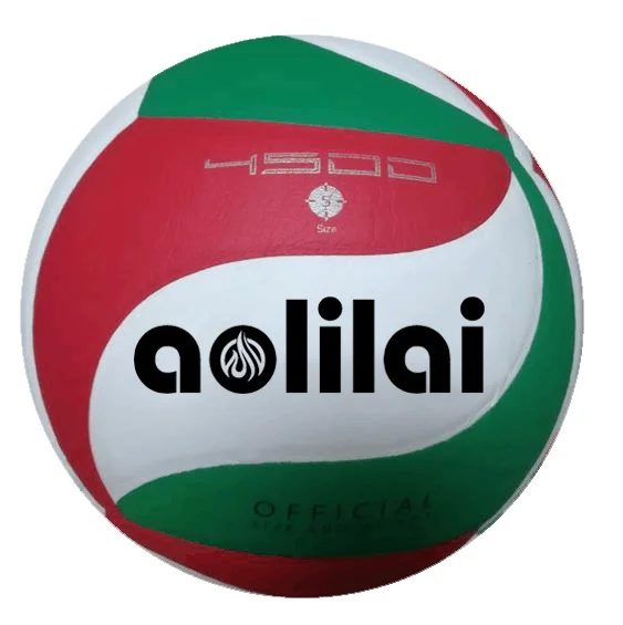 Voleibol, оптовая продажа, индивидуальная печать, профессиональный размер 5, микрофибра, полиуретан, ламинированный, 18 панелей, 4500 волейбол для матча