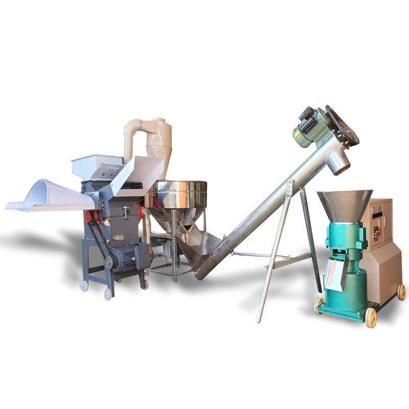 Good quality efficient and convenient extruder machine feed pellet mill production line for hot sale