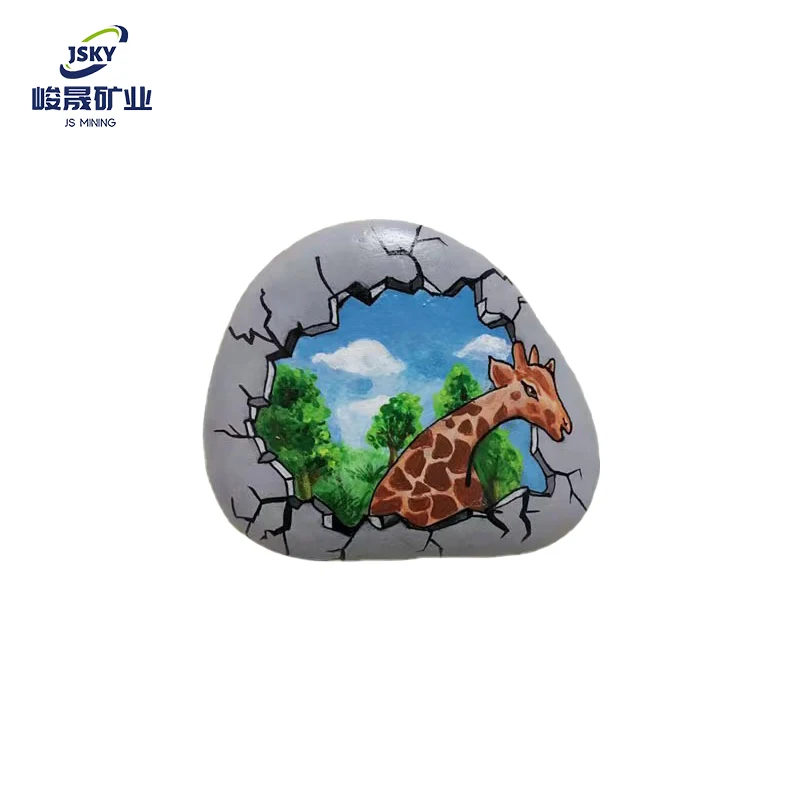 Superior quality painting stone pebble art hand painted stone pebble art supplies river rock stones for painting
