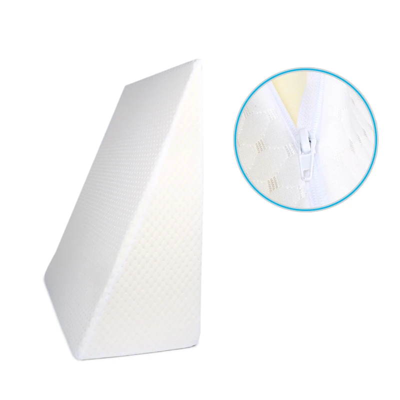 acid reflux leg elevation adjustable gap headboard pillow low allergenic bed orthopedic support wedge pillow