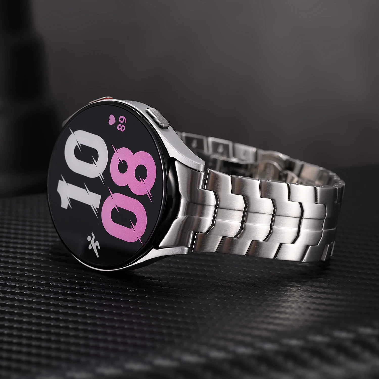 20mm Quick Release Solid Stainless Steel Metal Watch Band For Samsung Galaxy watch 6 40mm 40mm 43mm 47mm Watch Strap