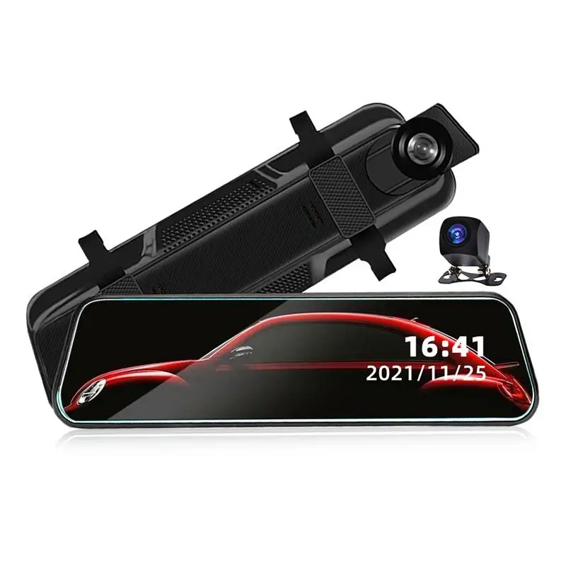 10inch High Quality New Night Vision Hd Black Box Car Vehicle Blackbox Dvr Manual Dash Camara