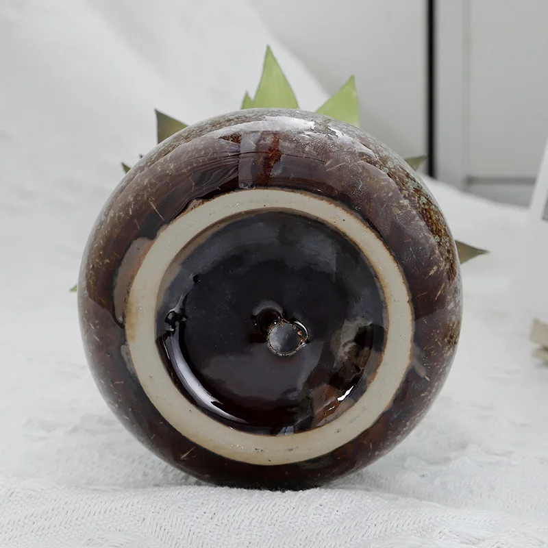 Office Home Decor Gradient Kiln Transformed Ceramic Flower Pot  Desktop Green Plant Succulent Flower Pot