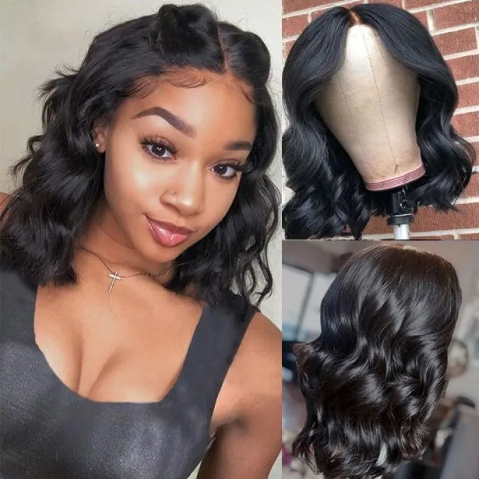 Raw Peruvian Human Hair Lace Front Bob Short Wig,Full Lace Pixie Cut Deep Curly Wig Vendor,Perruque Closure HD Frontal Wigs