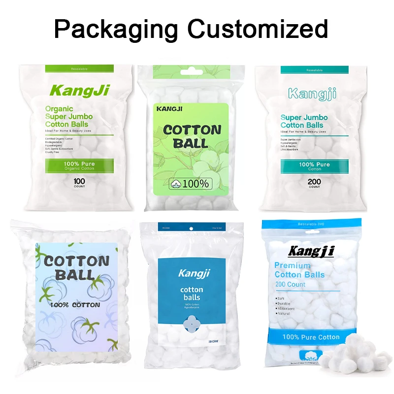 Low Price Cotton Balls Sterile Dental Surgical Absorbent Soft Jumbo Bulk Medical Cotton Wool Balls Organic Manufacturing