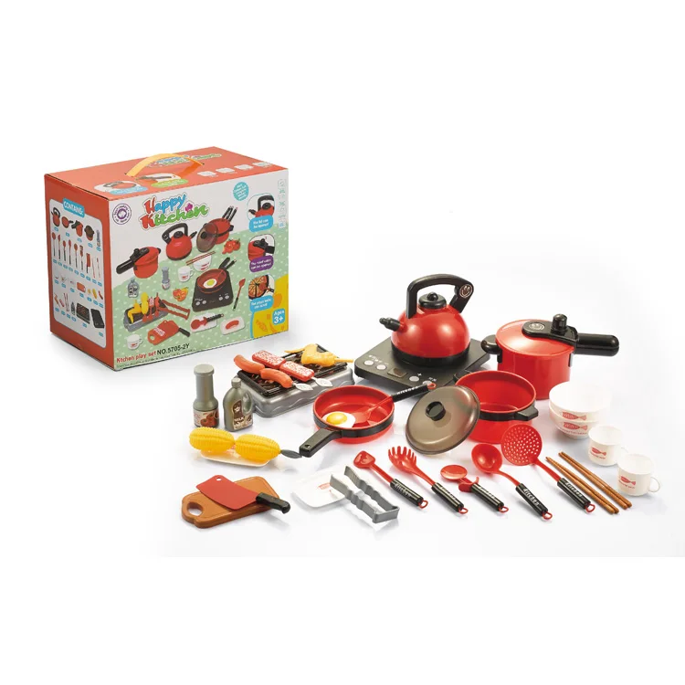 Top quality simulation induction cooker barbecue food play house cooking kitchen toys