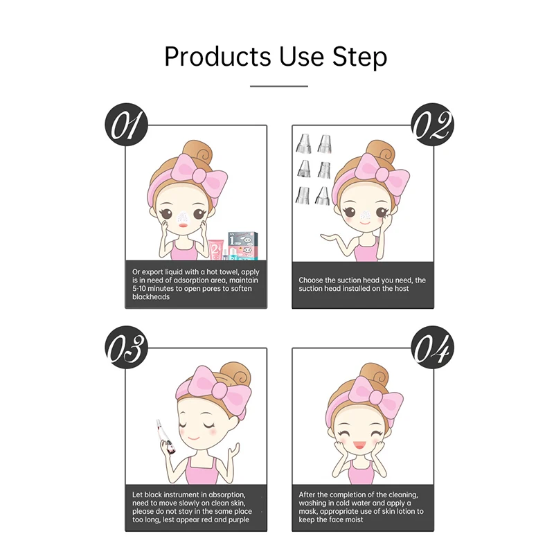 Wholesale Portable Facial Deep Cleansing Blackheads Visualization Electric Small Bubble Beauty Instrument