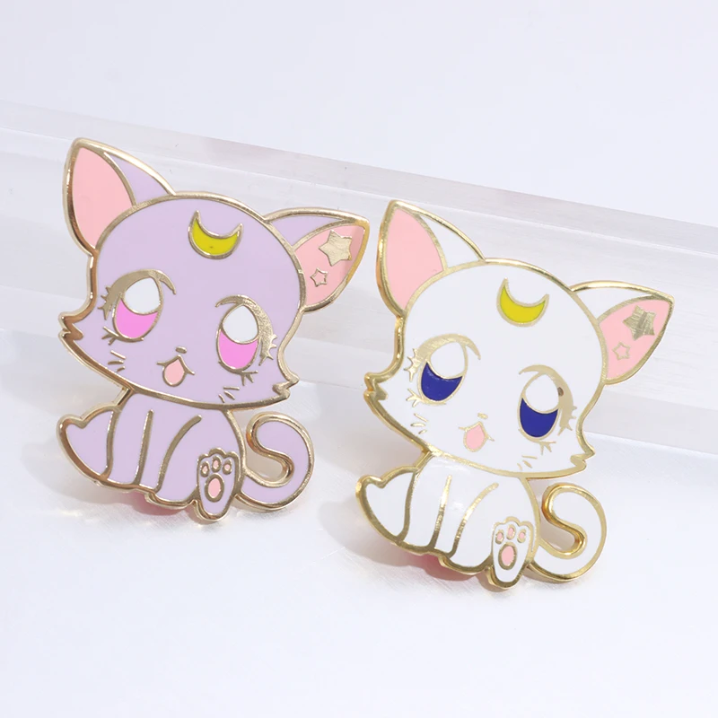 High Quality Custom Metal Crafts Your Own Design Casting Pins Anime Rose Gold Plating Hard Enamel Pin