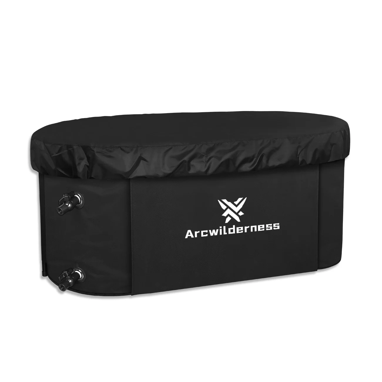 Insulated Ice Pod Replaceable Inner Liner Oval Cold Plunge ice bath tub 400L Portable Detachable Outdoor Ice Bath Tub