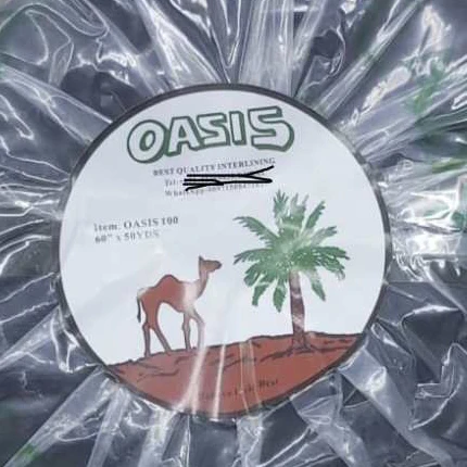Wholesale Polyester Overcoat Woven Fusible Interlining-oasis 100-F8100