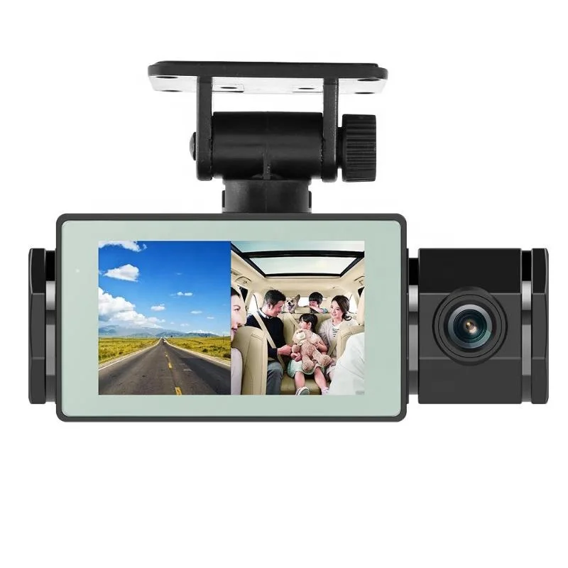 Видеорегистратор dvr gps с двумя камерами ночного видения автомобильная камера видеорегистратор радар-детектор оптовая