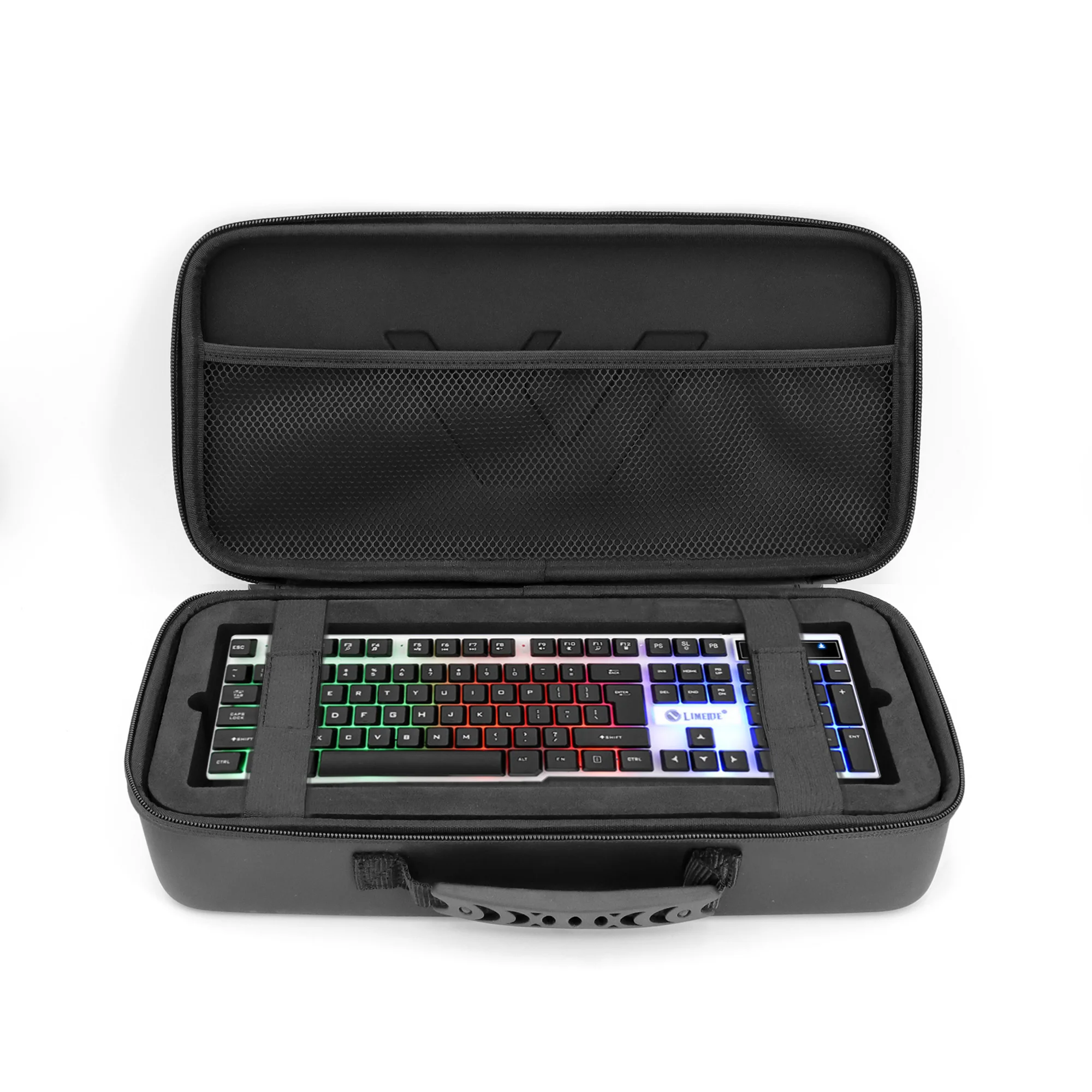 Custom EVA Hard Carry Case Replacement for Wireless Mechanical Gaming Keyboard, Computer Keyboard Protective Carrying Case