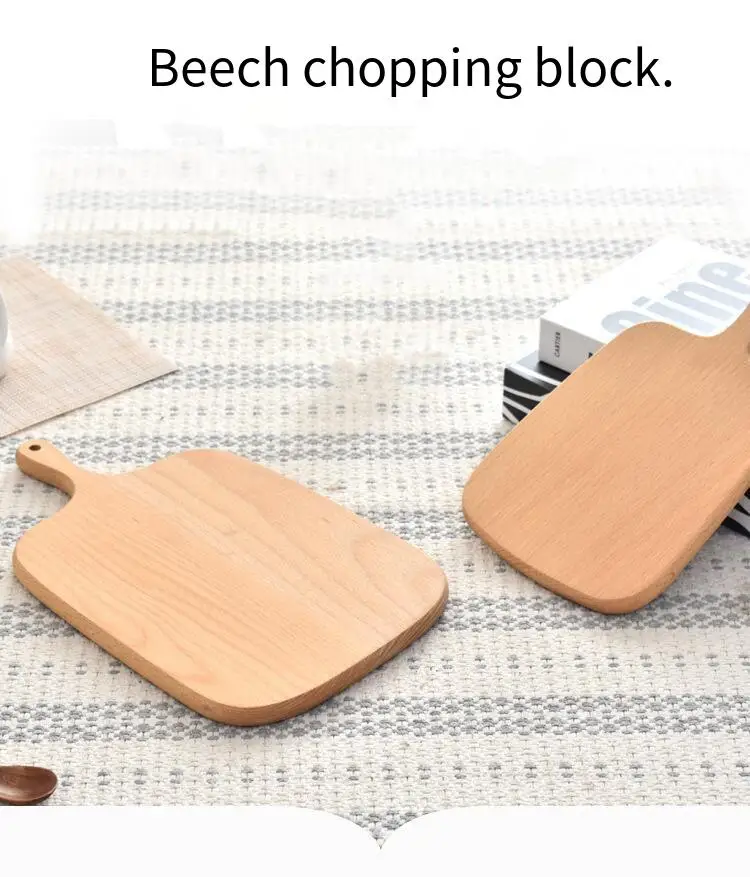 Y50 wholesale kitchen thick large bulk blank round personalized custom black walnut acacia wood bamboo cutting board with handle