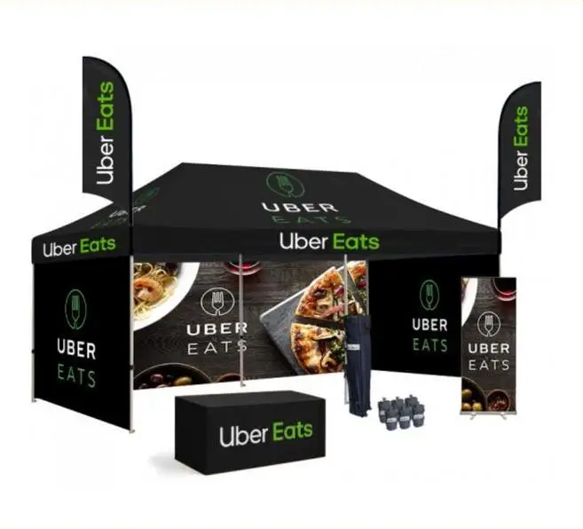 Customized Logo Any Size Quick Shade 10*10 Canopy Tent Printed For Events Outdoor 3x3 Used Aluminum Tent