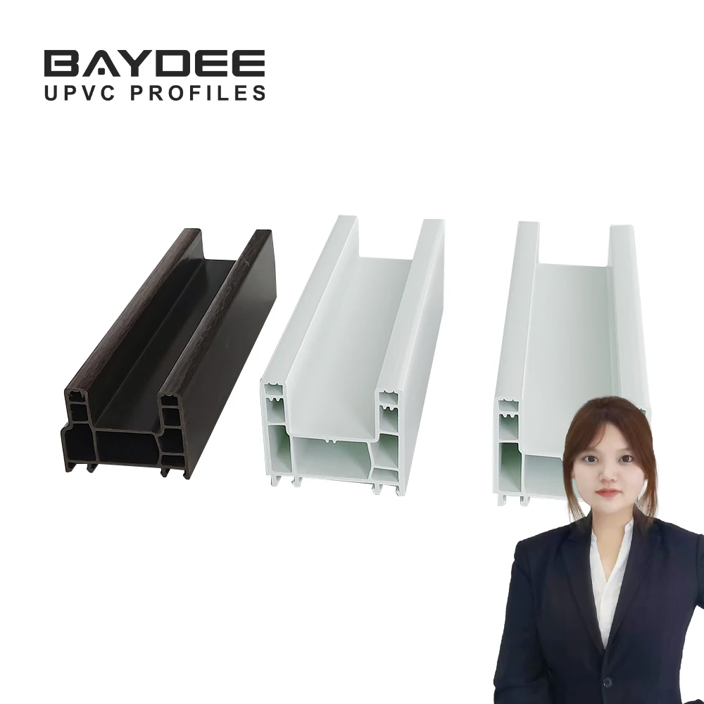 Plastic PVC Profile for Windows and Doors High UV Protection White Color PVC Profiles