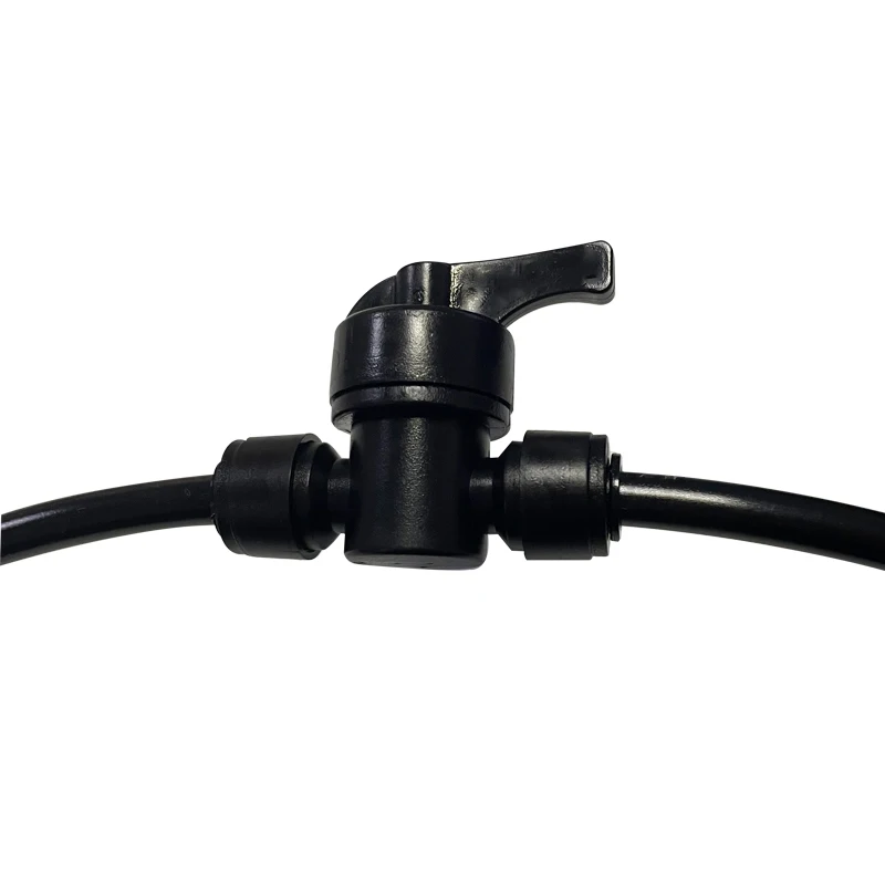 1/4 3/8 Ball Valve Water Filter Pressure  Backflush Ball Valve for RO Water Filter Spare Parts Quick Connect Fittings