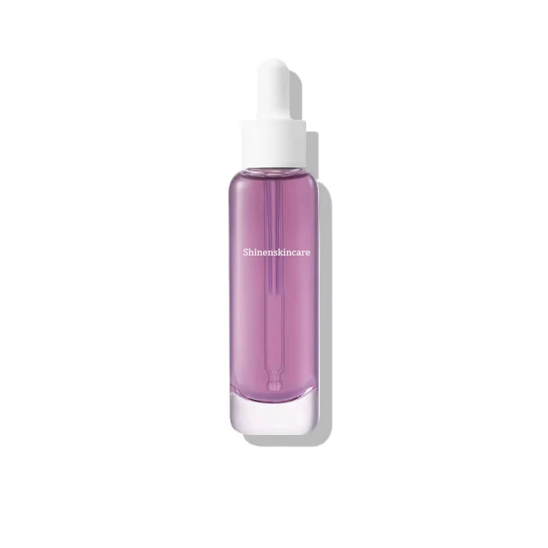 Korean Skin Care Facial Serum Anti Fine Line Collagen Lightening Purple Cabbage Copper Peptide Face Serum