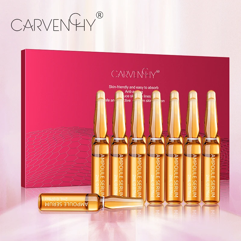 Ampoule Serum OEM Factory Organic Collagen Anti Aging Wrinkles Human Like Collagen Ampoule Serum 28 Bottles