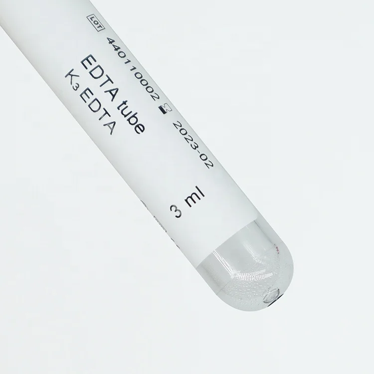 Best selling blood collection tubes 1.3m/2ml edta k2 edta tube k3 with purple color