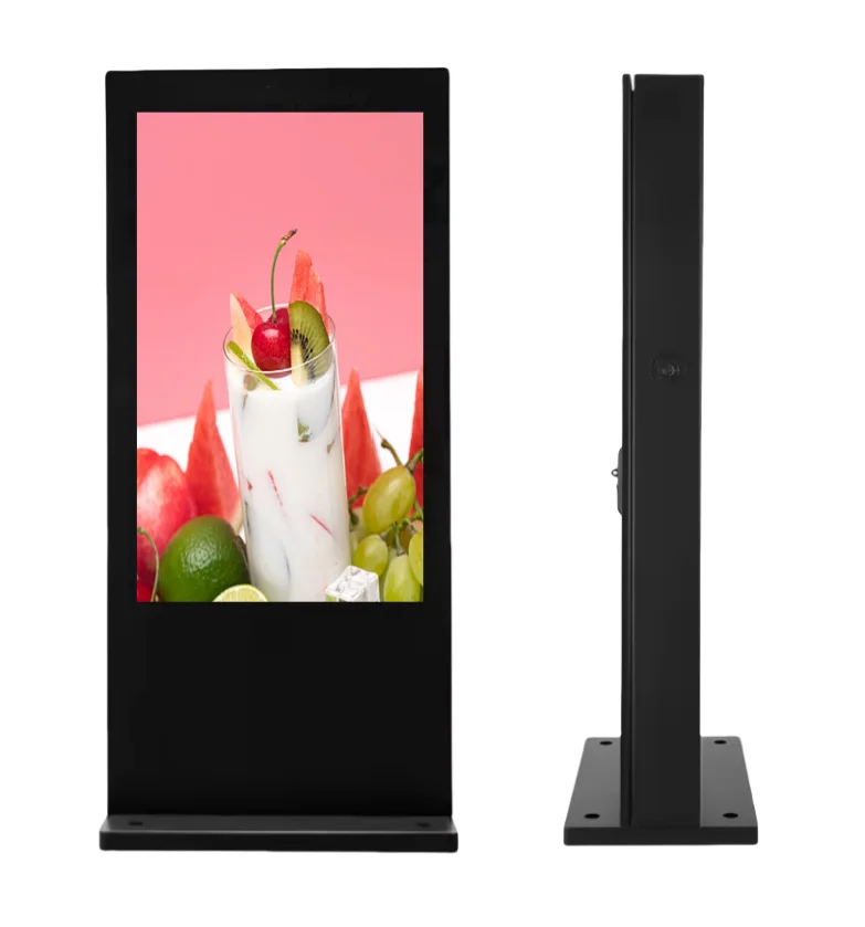 55 Inch Open Frame Lcd Monitor Photo Booth Android Touch Screen in Mation Kiosk Bus Station Outdoor Digital Signage Display