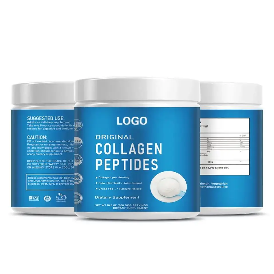 Private Labels Beauty Products Hydrolyzed Fish marine Collagen Collagen Protein Drink Powder Collagen Peptide
