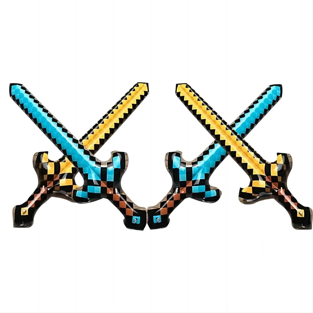 In stock 6 P PVC lattice design inflatable sword for kids playing