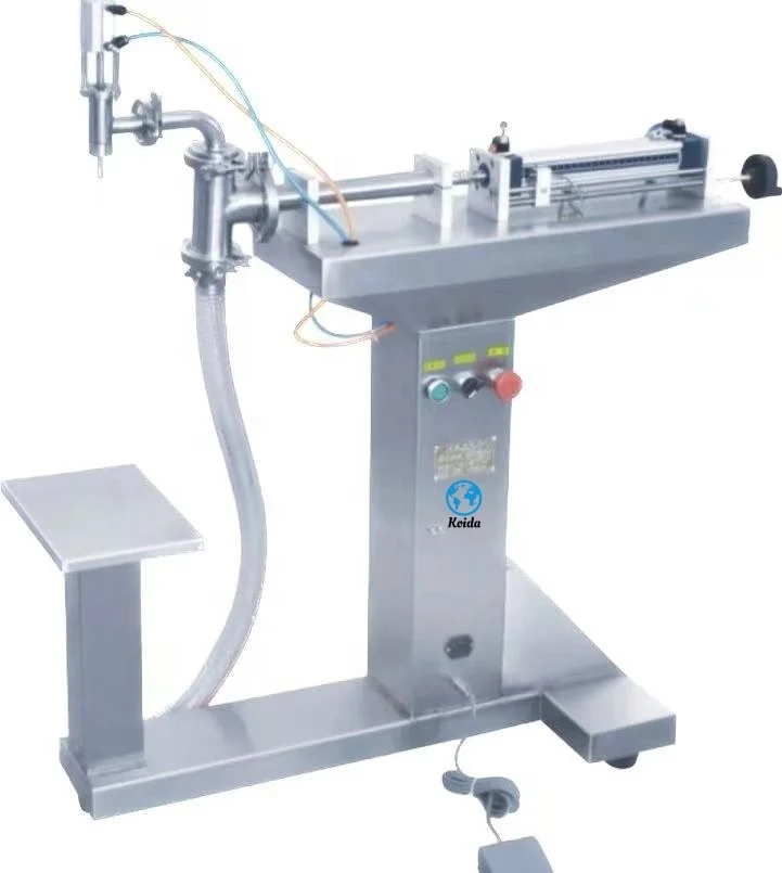 Single head semi-automatic vertical pneumatic filling machine