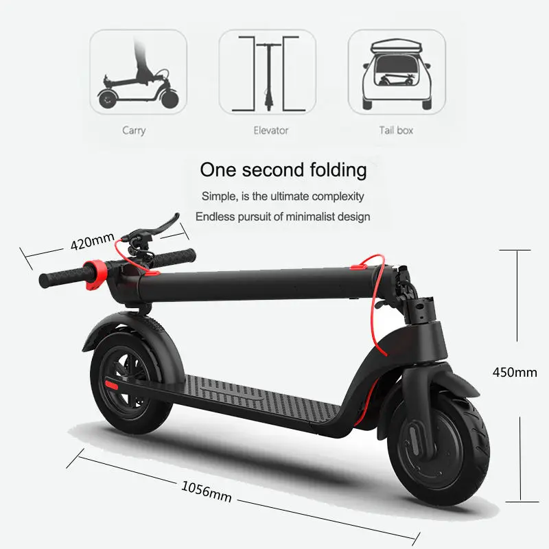 Электрический скутер 3000 Вт Trike Royal 10 дюймов с педалями для внедорожника 50 км/ч 6000 350 X7