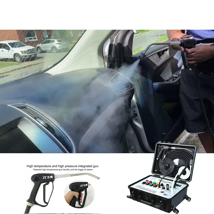 Limpiador de vapor de alta presion para coche maquina limpiadora automatica para el cuidado del coche eco steamer lavage vapeur
